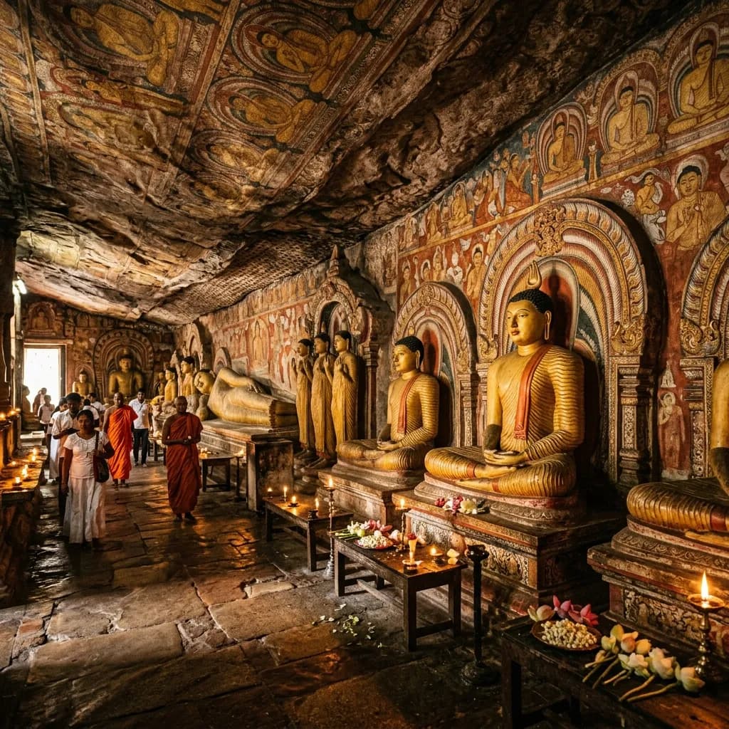 The History and Magic of Dambulla Cave Temples