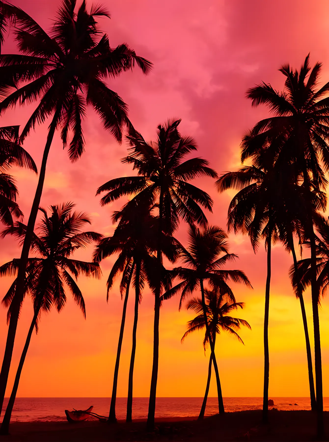 Wijaya Beach - a tropical paradise on the southern coast of Sri Lanka